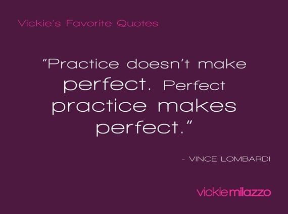 Vickie Milazzo’s Favorite Vince Lombardi Quote About Perfect Practice