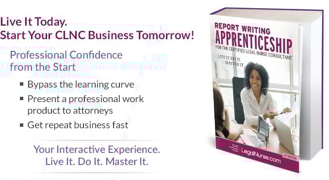 Report Writing Apprenticeship for CLNCs