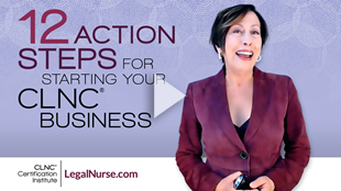 The First 12 Action Steps for Starting Your CLNC® Business